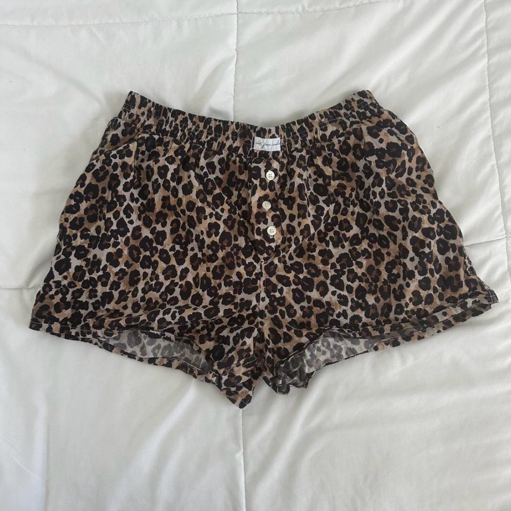 UO Leopard Print Shorts